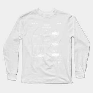 Toothbrush Patent - Bathroom Art - Antique Long Sleeve T-Shirt